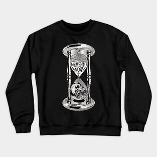 Memento Mori Hourglass Remember Death Crewneck Sweatshirt