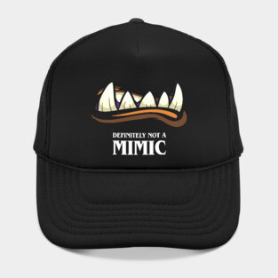 Funny Definitely Not A Mimic Tabletop RPG Meme Hat