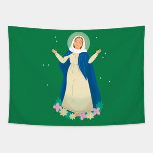Virgin Mary Tapestry