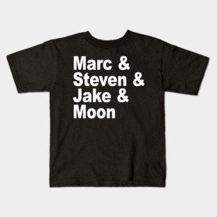 Moon Knight Names - Black Kids T-Shirt