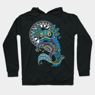 huichol axolotl Hoodie