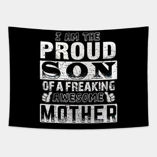 Mother for the proud son Tapestry