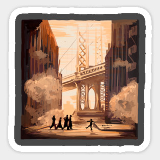 Once Upon a Time in America Illustration Sticker