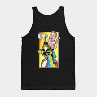Alex Jones and His Magic Gay Frog Tank Top