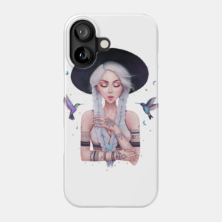 Bohemian girl Phone Case