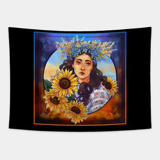 Tears of mother Ukraine Tapestry