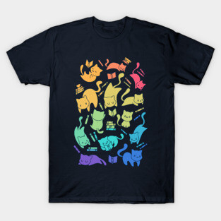 Cats & Books T-Shirt