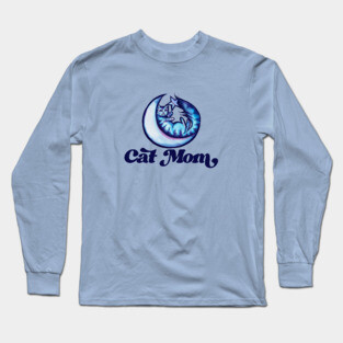 Cat Mom Long Sleeve T-Shirt