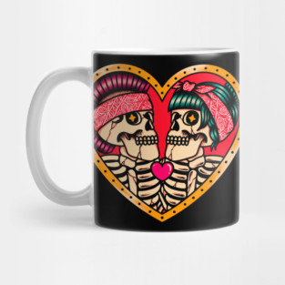 Punk love skull Mug
