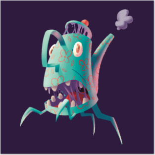 Attack of the kettle mimic Posters and Art