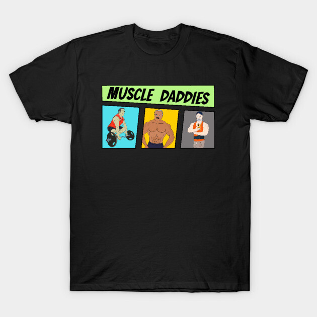 Muscle Daddies Comics T-Shirt by muscle