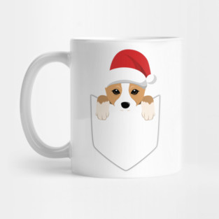 Corgi Christmas Pocket Graphic Mug