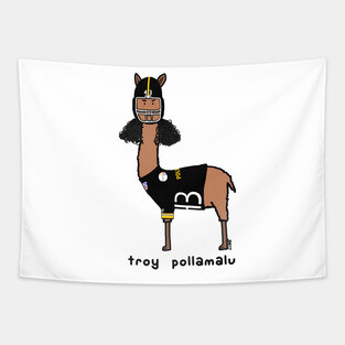 troy pollamalu Tapestry