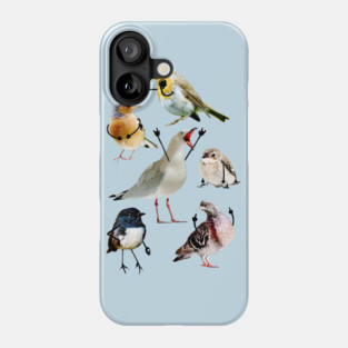 Birds with Arms Phone Case