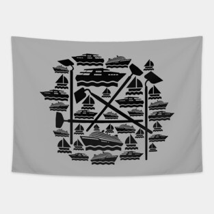 Boats & Hoes - funny Tapestry