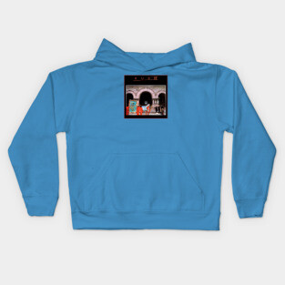 RUSH Moving Reimagined Pictures Kids Hoodie
