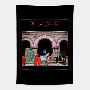 RUSH Moving Reimagined Pictures Tapestry