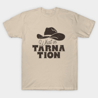 What in Tarnation | Cowboy Hat | MEME | Tan Sand Beige Background T-Shirt