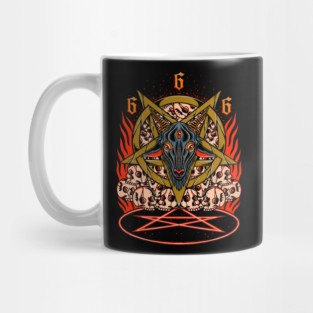 Pentagram 666 Mug