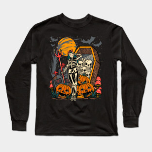 Halloween Vintage Long Sleeve T-Shirt