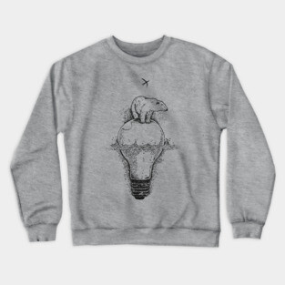 The last polar bear Crewneck Sweatshirt