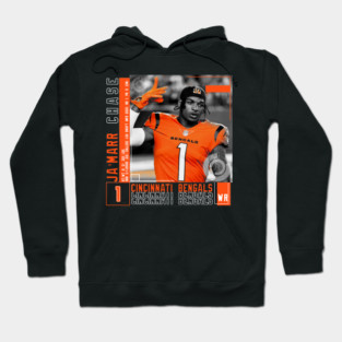 Ja'Marr Chase Football Edit Tapestries Bengals Hoodie