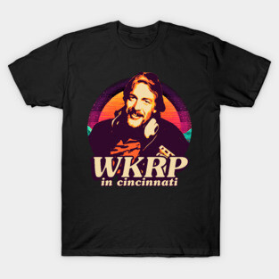 wkrp in cincinnati - retrowave T-Shirt
