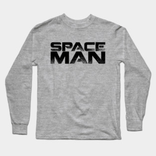 Space Man (black) Long Sleeve T-Shirt