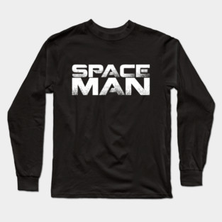 Space Man (white) Long Sleeve T-Shirt