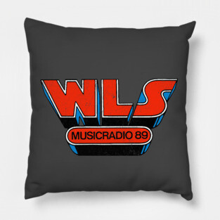 WLS Chicago / 80s Rock Radio Station Pillow