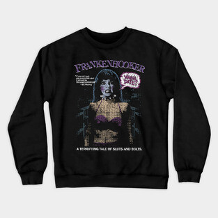 Frankenhooker (DISTRESSED) vintage, horror Crewneck Sweatshirt