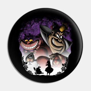 Wonderland villains Pin
