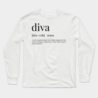 Diva Definition Long Sleeve T-Shirt