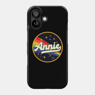Annie // Rainbow In Space Vintage Style Phone Case
