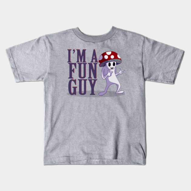 I'M A FUN GUY Kids T-Shirt by droidmonkey