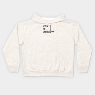 CSS is awesome Kids Hoodie