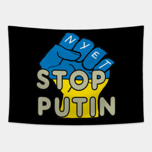 Anti Putin Tapestry