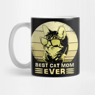 Best Cat Mom Ever Bling Mug