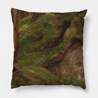 Maine Woods by Frederic Edwin Church Pillow