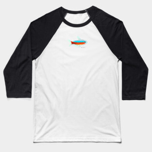 Cardinal Tetra Fish Baseball T-Shirt