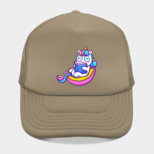 Cute Unicorn Reading Book Hat