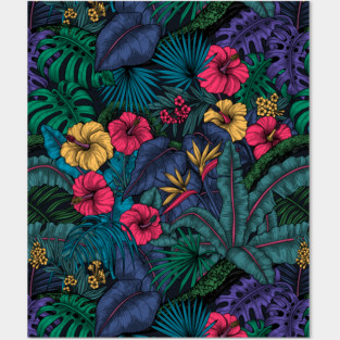 Tropical garden Posters and Art