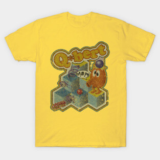 VINTAGE -  Arcade Game Qbert T-Shirt