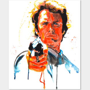 Clint Eastwood Diry Harry Art Posters and Art