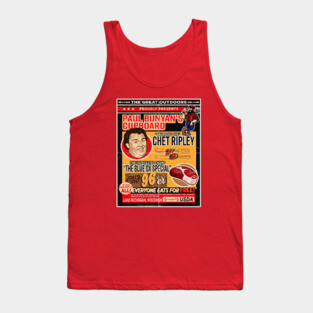 Great Outdoors Eating Contest Poster Ad Tank Top