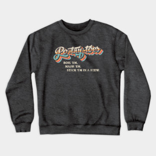 potato LOTR - dark color Crewneck Sweatshirt