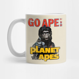 Planet of the Apes - Go Ape, distressed Mug