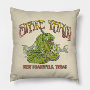 Snake Farm 1967 Pillow