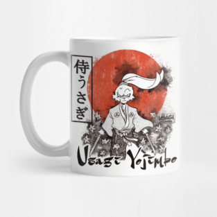 Usagi Yojimbo Kanji Red Sun Mug