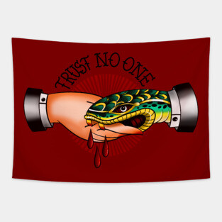 TRUST NO ONE Tapestry